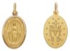 Picture of Original Miraculous Medal gr 3,1 yellow gold 18k Made in Italy