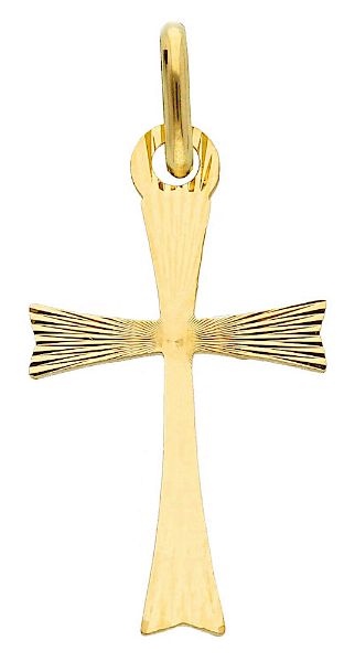 Picture of 8-pointed Cross Pendant gr 0,8 solid yellow gold 18k