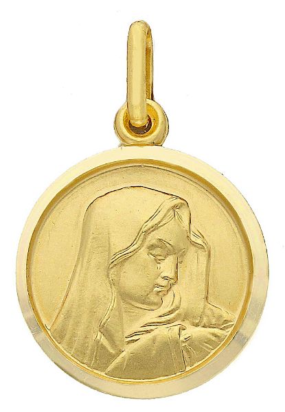 Imagen de Medalla Virgen Dolorosa gr 4,90 oro amarillo 18k