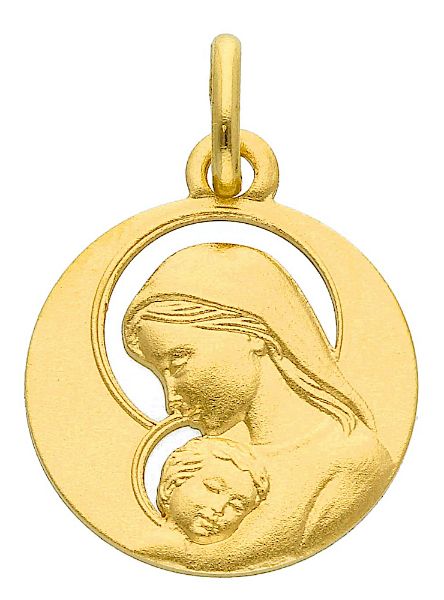 Immagine di Medaglia Vergine Maria gr 1,7 oro giallo 18k