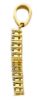 Picture of Cubic zirconia straight Cross gr 2,5 yellow gold 18k