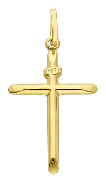 Imagen de Cruz INRI gr 0,6 oro amarillo 18k