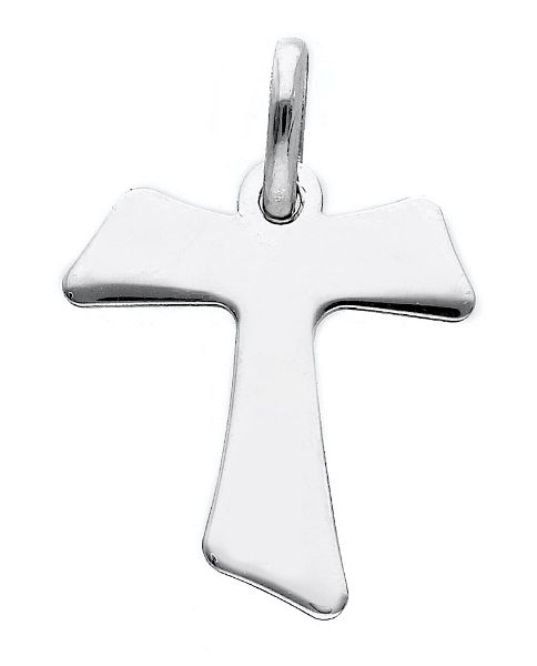 Imagen de Colgante Tau de San Francisco gr 1,6 oro blanco 18k
