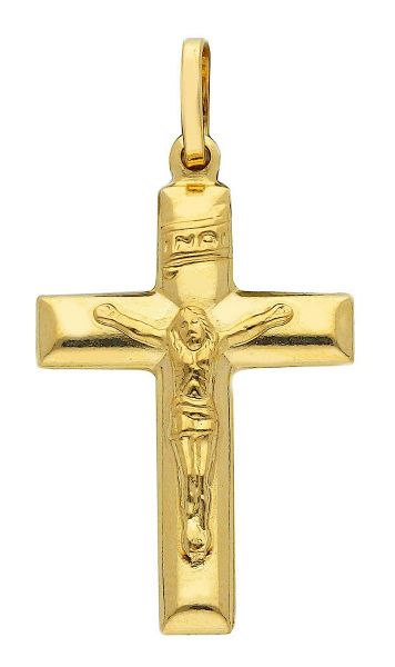Picture of Yellow gold 18 karat Crucifix INRI gr 1,9