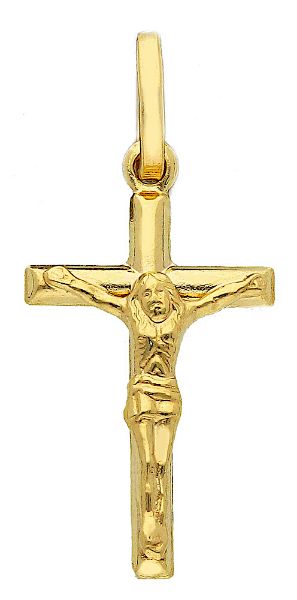 Imagen de Colgante Crucifijo gr 0,9 de oro amarillo 18k