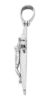 Imagen de Collar Crucifijo gr 8,9 oro blanco 18k mujer hombre