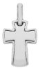 Imagen de Cruz lisa gr 1,9 oro blanco macizo 18k