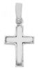 Imagen de Cruz joyería gr 2,2 oro blanco macizo 18k
