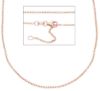 Picture of Rose gold 18k Rolo Chain Necklace 40 cm (15,7 inch)