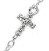 Picture of White gold 18k Ladies Cross Necklace with diamonds gr 2,6