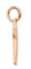 Picture of Small solid rose gold 18k Cross Pendant gr 1,6