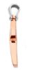 Picture of Rose gold 18k Italian Cross Necklace for men gr 2,7