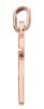 Picture of Mini small solid rose gold 18k Cross Pendant gr 0,85