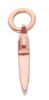 Picture of Large solid rose gold 18k Cross for men gr 2,2