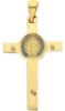 Imagen de Crucifijo de San Benito gr 3,2 oro amarillo macizo 18k