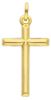 Picture of Yellow gold 18k decorated Cross Pendant gr 0,8