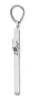 Picture of White gold 18k woman Cross Necklace gr 1,15, zircons