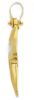 Picture of Mother of pearl Cross Pendant gr 1,5 yellow gold 18k