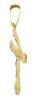 Picture of 6-drops Cross Pendant gr 0,45 yellow gold 18k, cubic zirconia