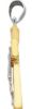 Picture of Stylish Crucifix Pendant gr 2,2 yellow / white gold 18k