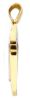 Picture of Double rounded Cross gr 15,2 solid yellow / white gold 18k