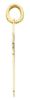 Picture of Cross Pendant gr 1 yellow gold 18k prayer Padre Nostro
