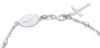 Picture of Silver 925 Miraculous Medal Rosary Bracelet with Cross