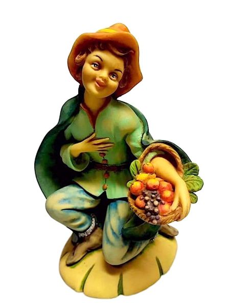 Immagine di Pastore che chiede l’elemosina Presepe Pellegrini 30 cm resina da esterno