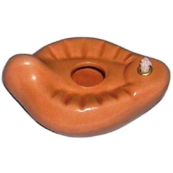 Imagen de Set 4 Lámparas votivas pequeñas aceite y cera líquida 9 cm Pequeño cerámica Deruta