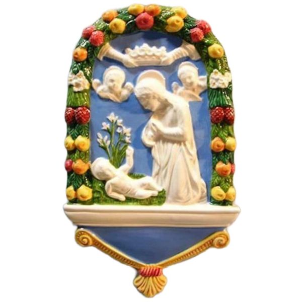 Picture of Nativity 25 cm (9,8 inch) Luca della Robbia ceramic wall panel