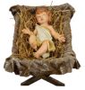 Imagen de Niño Jesús en Cuna  Belén Euromarchi grande 110 cm resina para exterior