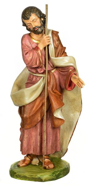 Immagine di San Giuseppe statua Presepe Euromarchi 110 cm in resina grande da esterno