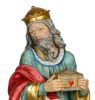 Immagine di Re Magio Bianco statua Presepe Euromarchi 110 cm in resina grande da esterno