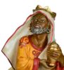 Immagine di Re Magio Mulatto statua Presepe Euromarchi 110 cm in resina grande da esterno