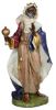 Immagine di Re Magio Moro statua Presepe Euromarchi 110 cm in resina grande da esterno