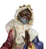 Immagine di Re Magio Moro statua Presepe Euromarchi 110 cm in resina grande da esterno