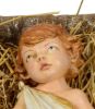Immagine di Gesù Bambino in culla Presepe Euromarchi 95 cm in resina da esterno