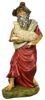 Immagine di Pastore con Pecora statua Presepe Euromarchi 95 cm in resina da esterno