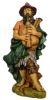 Immagine di Pastore con Zampogna statua Presepe Euromarchi 95 cm in resina da esterno
