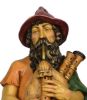 Immagine di Pastore con Zampogna statua Presepe Euromarchi 95 cm in resina da esterno