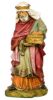 Immagine di Re Magio Bianco statua Presepe Euromarchi 95 cm in resina da esterno