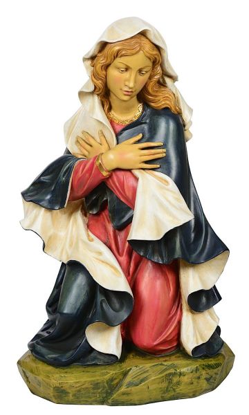 Immagine di Madonna / Maria statua Presepe Euromarchi 95 cm in resina da esterno