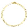 Immagine di Bracciale Battesimo bimbo oro giallo 9k | 14 cm 