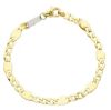 Immagine di Bracciale Battesimo bimbo oro bicolor 9k | 14 cm 