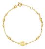 Imagen de Pulsera de Bautizo Ángel oro amarillo 18k | 16 cm