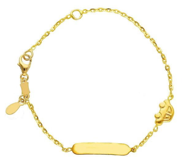 Immagine di Ciondolo Battesimo Automobile oro giallo 18k | Tag