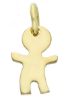 Picture of Solid 18k yellow gold Baby Boy Christening Pendant