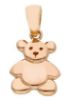 Immagine di Ciondolo Battesimo bimba Orso oro massiccio rosa 18k 