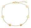 Immagine di Bracciale Prima Comunione bambina Stelle oro giallo 18k | 17+2 cm 