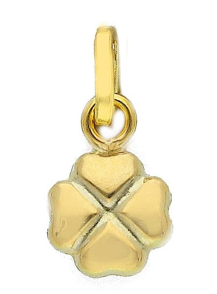 Immagine di Ciondolo Prima Comunione bambina Fiore oro giallo 18k 